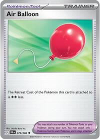 Catalog image | Air Balloon - 079/086 - SV: Black Bolt | SV: Black Bolt | 079/086