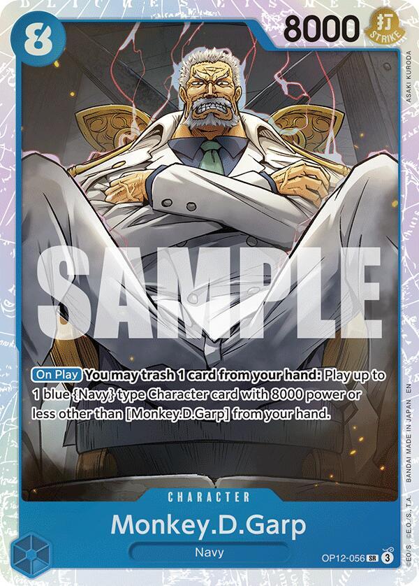 Monkey.D.Garp (OP12-056) SR (OP12)