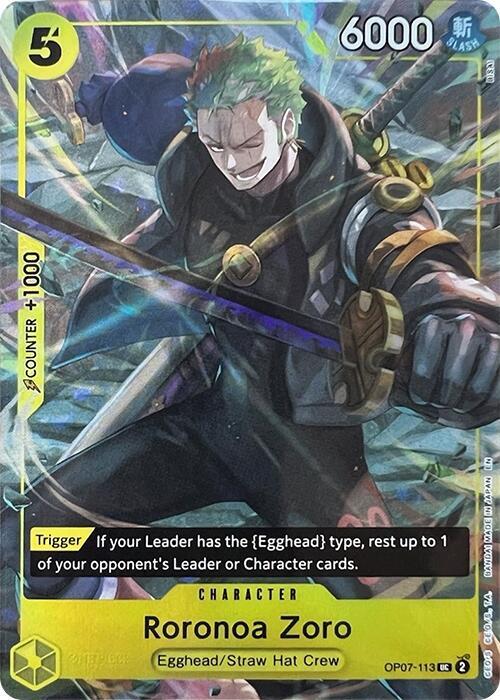 Roronoa Zoro (Illustration Box Vol.3) (OP07-113) UC (OP-PR)