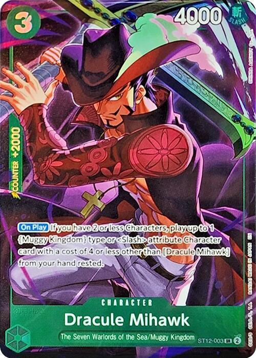 Dracule Mihawk (Illustration Box Vol.4) (ST12-003) SR (OP-PR)