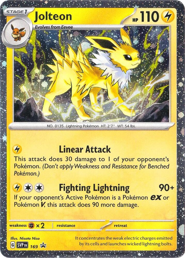 Jolteon (Cosmos Holo) (169) (SVP)