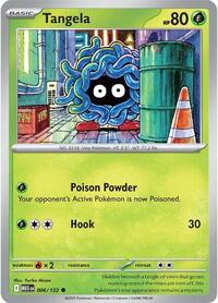 Catalog image | Tangela - 006/132 - ME01: Mega Evolution | ME01: Mega Evolution | 006/132