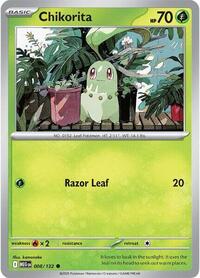 Catalog image | Chikorita - 008/132 - ME01: Mega Evolution | ME01: Mega Evolution | 008/132