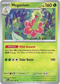 Catalog image | Meganium - 010/132 - ME01: Mega Evolution | ME01: Mega Evolution | 010/132