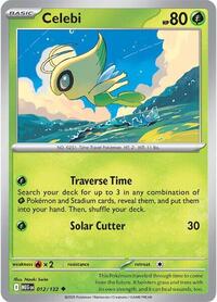 Catalog image | Celebi - 012/132 - ME01: Mega Evolution | ME01: Mega Evolution | 012/132