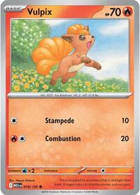 Catalog image | Vulpix - 019/132 - ME01: Mega Evolution | ME01: Mega Evolution | 019/132
