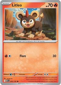 Catalog image | Litleo - 023/132 - ME01: Mega Evolution | ME01: Mega Evolution | 023/132