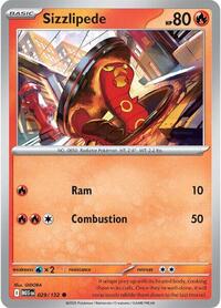 Catalog image | Sizzlipede - 029/132 - ME01: Mega Evolution | ME01: Mega Evolution | 029/132