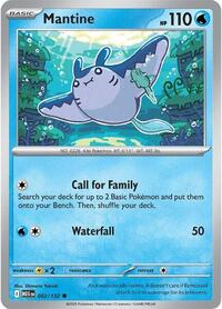 Catalog image | Mantine - 032/132 - ME01: Mega Evolution | ME01: Mega Evolution | 032/132