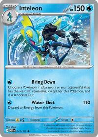 Catalog image | Inteleon - 041/132 - ME01: Mega Evolution | ME01: Mega Evolution | 041/132