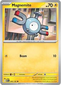 Catalog image | Magnemite - 045/132 - ME01: Mega Evolution | ME01: Mega Evolution | 045/132