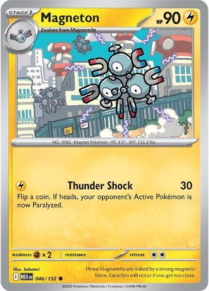 Magneton (046/132) Common (MEG) (Reverse Holofoil)