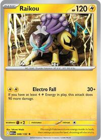 Catalog image | Raikou - 048/132 - ME01: Mega Evolution | ME01: Mega Evolution | 048/132