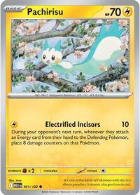 Catalog image | Pachirisu - 051/132 - ME01: Mega Evolution | ME01: Mega Evolution | 051/132