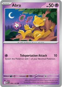 Catalog image | Abra - 054/132 - ME01: Mega Evolution | ME01: Mega Evolution | 054/132