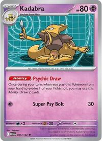 Catalog image | Kadabra - 055/132 - ME01: Mega Evolution | ME01: Mega Evolution | 055/132