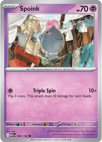 Catalog image | Spoink - 062/132 - ME01: Mega Evolution | ME01: Mega Evolution | 062/132