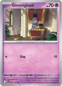 Catalog image | Gimmighoul - 067/132 - ME01: Mega Evolution | ME01: Mega Evolution | 067/132