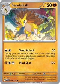 Catalog image | Sandslash - 069/132 - ME01: Mega Evolution | ME01: Mega Evolution | 069/132