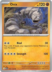 Catalog image | Onix - 070/132 - ME01: Mega Evolution | ME01: Mega Evolution | 070/132