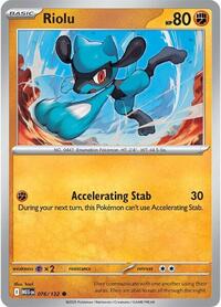 Catalog image | Riolu - 076/132 - ME01: Mega Evolution | ME01: Mega Evolution | 076/132
