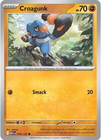 Catalog image | Croagunk - 078/132 - ME01: Mega Evolution | ME01: Mega Evolution | 078/132