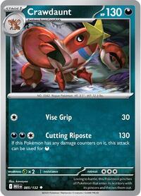 Catalog image | Crawdaunt - 085/132 - ME01: Mega Evolution | ME01: Mega Evolution | 085/132