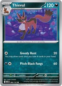 Catalog image | Thievul - 090/132 - ME01: Mega Evolution | ME01: Mega Evolution | 090/132