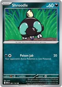 Catalog image | Shroodle - 091/132 - ME01: Mega Evolution | ME01: Mega Evolution | 091/132