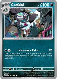 Catalog image | Grafaiai - 092/132 - ME01: Mega Evolution | ME01: Mega Evolution | 092/132