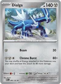Catalog image | Dialga - 095/132 - ME01: Mega Evolution | ME01: Mega Evolution | 095/132