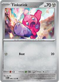 Catalog image | Tinkatink - 096/132 - ME01: Mega Evolution | ME01: Mega Evolution | 096/132