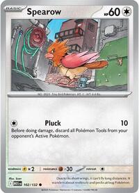 Catalog image | Spearow - 102/132 - ME01: Mega Evolution | ME01: Mega Evolution | 102/132