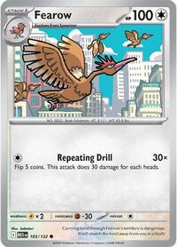Catalog image | Fearow - 103/132 - ME01: Mega Evolution | ME01: Mega Evolution | 103/132