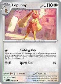 Catalog image | Lopunny - 108/132 - ME01: Mega Evolution | ME01: Mega Evolution | 108/132