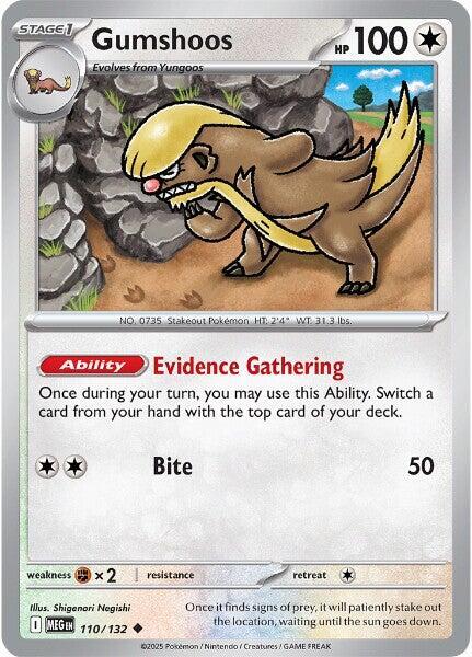 Gumshoos (110/132) Uncommon (MEG) (Reverse Holofoil)