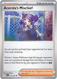 Catalog image | Acerola's Mischief - 113/132 - ME01: Mega Evolution | ME01: Mega Evolution | 113/132