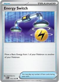 Catalog image | Energy Switch - 115/132 - ME01: Mega Evolution | ME01: Mega Evolution | 115/132