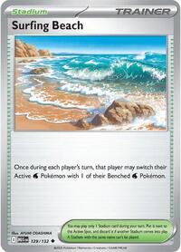 Catalog image | Surfing Beach - 129/132 - ME01: Mega Evolution | ME01: Mega Evolution | 129/132