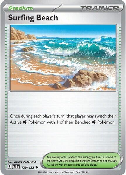 Surfing Beach (129/132) Uncommon (MEG)