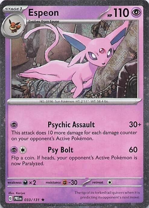 Espeon (Cosmos Holo) (033/131) (MCAP)