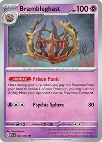 Catalog image | Brambleghast - 047/094 - ME02: Phantasmal Flames | ME02: Phantasmal Flames | 047/094