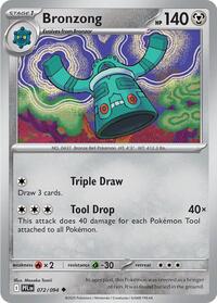 Catalog image | Bronzong - 072/094 - ME02: Phantasmal Flames | ME02: Phantasmal Flames | 072/094