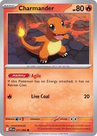 Catalog image | Charmander - 011/094 - ME02: Phantasmal Flames | ME02: Phantasmal Flames | 011/094