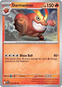Catalog image | Darmanitan - 016/094 - ME02: Phantasmal Flames | ME02: Phantasmal Flames | 016/094
