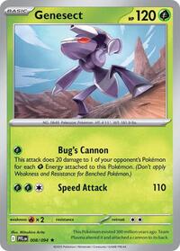 Catalog image | Genesect - 008/094 - ME02: Phantasmal Flames | ME02: Phantasmal Flames | 008/094