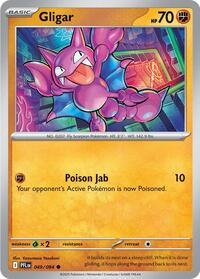 Catalog image | Gligar - 049/094 - ME02: Phantasmal Flames | ME02: Phantasmal Flames | 049/094
