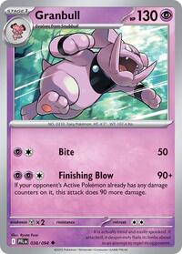 Catalog image | Granbull - 038/094 - ME02: Phantasmal Flames | ME02: Phantasmal Flames | 038/094