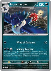 Catalog image | Honchkrow - 058/094 - ME02: Phantasmal Flames | ME02: Phantasmal Flames | 058/094