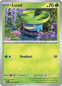 Catalog image | Lotad - 005/094 - ME02: Phantasmal Flames | ME02: Phantasmal Flames | 005/094
